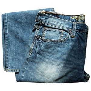 American Eagle Men’s Relaxed Straight Leg Jeans 34W X 30L